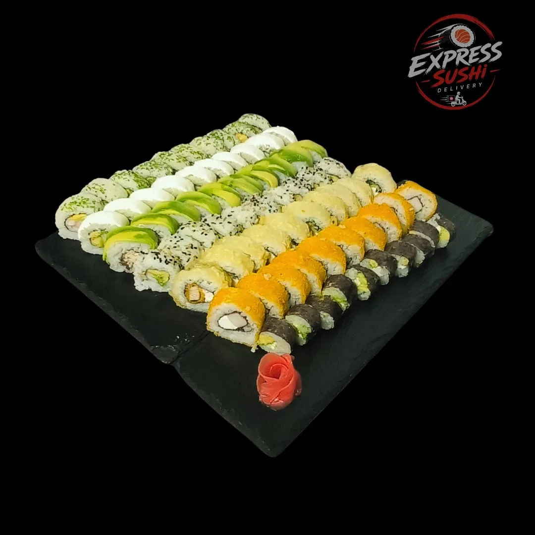 ¡Imperdible! ¡No te quedes sin estas ricas 70 piezas de selección! — Expréss Sushi Macul
