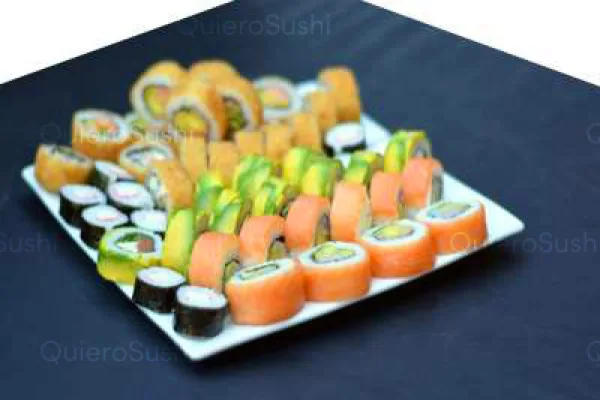 ¡Que suenen esos palillos! 60 piezas de sushi VIP — Bryans Rolls